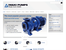Tablet Screenshot of iwaki-nordic.com